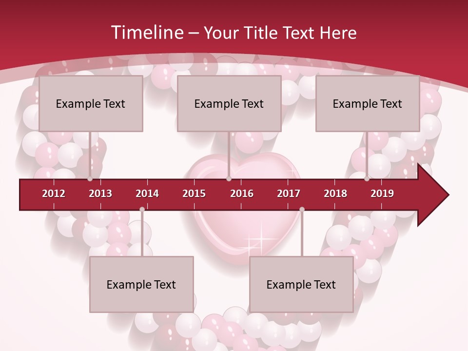 Curl Floral Wallpaper PowerPoint Template