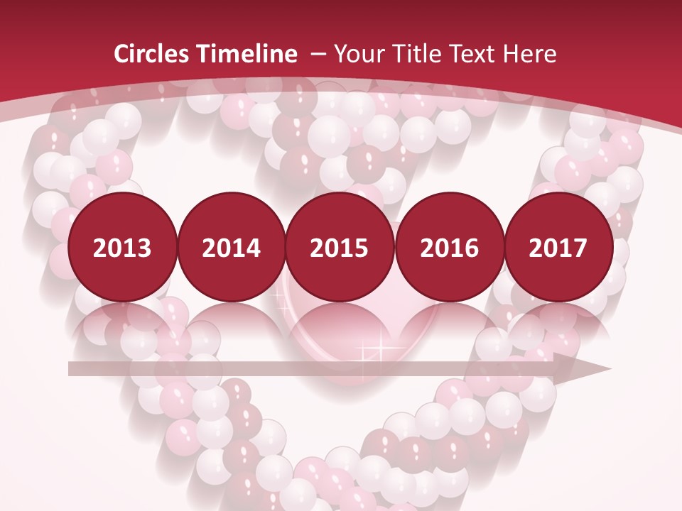 Curl Floral Wallpaper PowerPoint Template