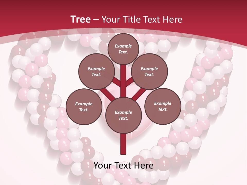 Curl Floral Wallpaper PowerPoint Template