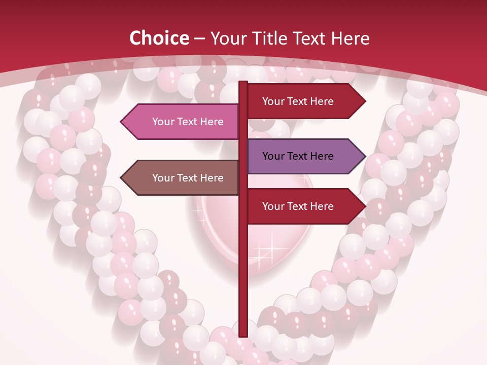 Curl Floral Wallpaper PowerPoint Template