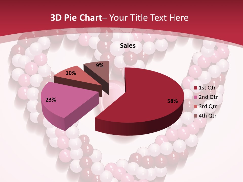 Curl Floral Wallpaper PowerPoint Template
