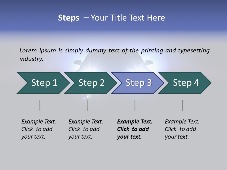 Bumper Dark Auto PowerPoint Template
