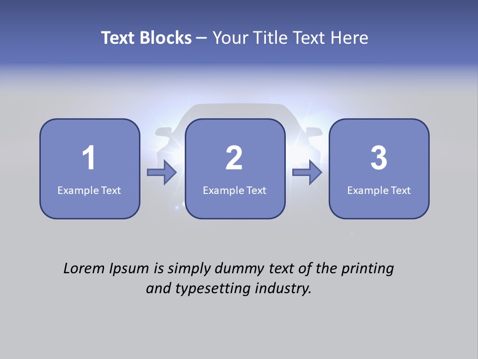 Bumper Dark Auto PowerPoint Template