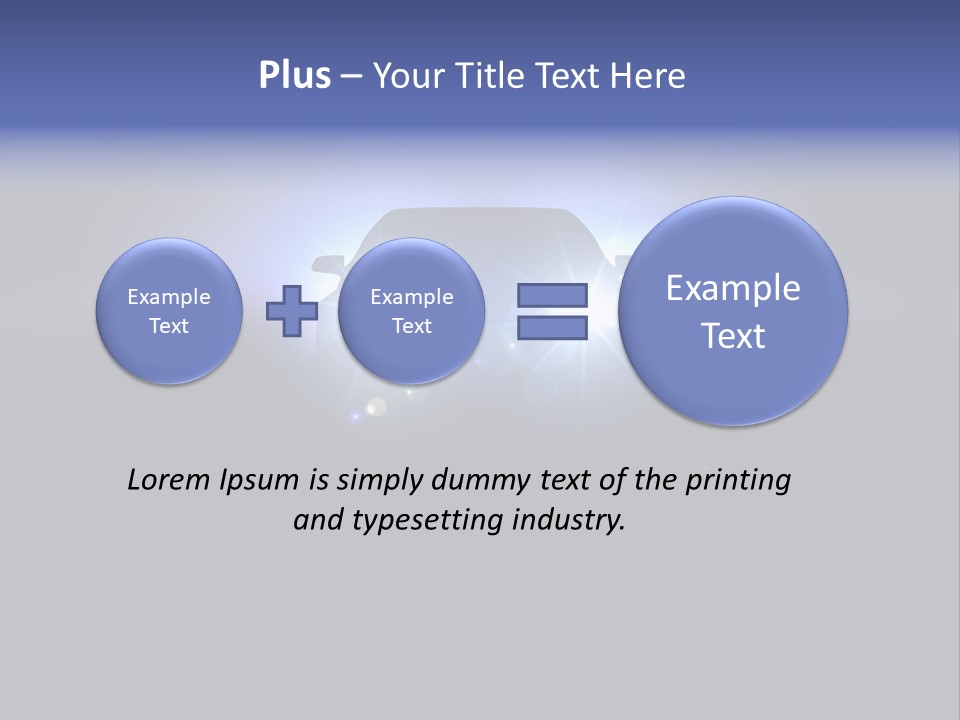 Bumper Dark Auto PowerPoint Template