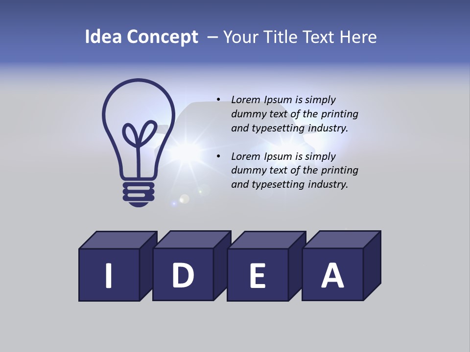 Bumper Dark Auto PowerPoint Template
