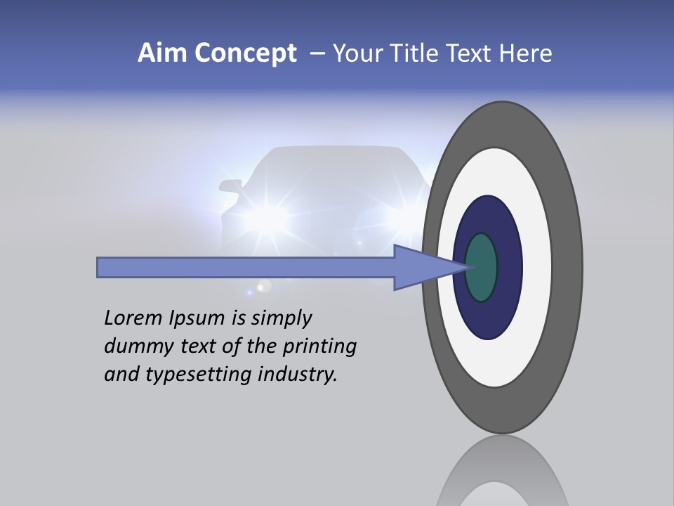 Bumper Dark Auto PowerPoint Template