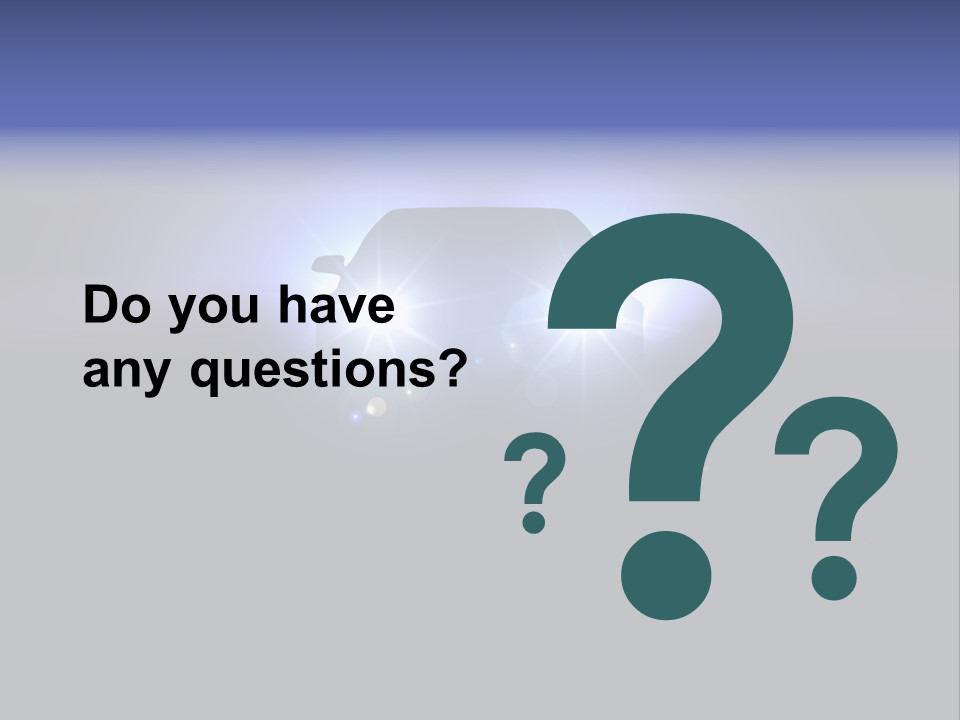 Bumper Dark Auto PowerPoint Template