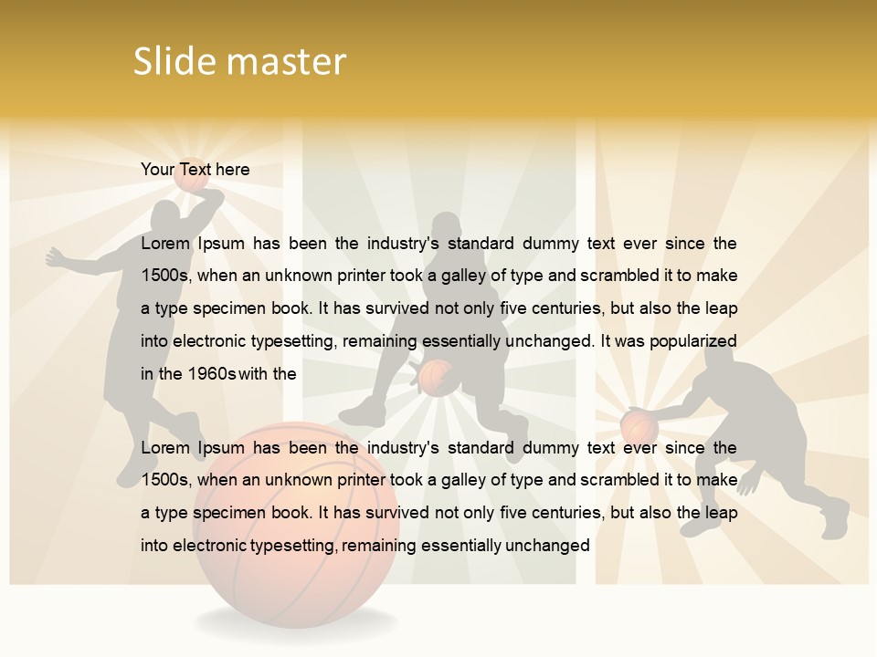 Game Hobby Figure PowerPoint Template