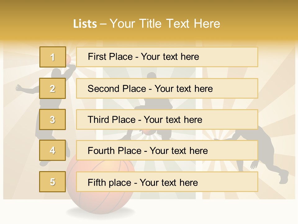 Game Hobby Figure PowerPoint Template