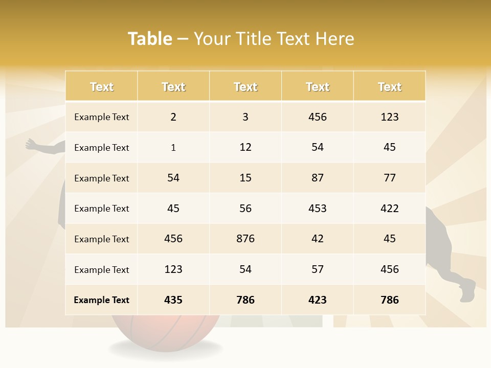 Game Hobby Figure PowerPoint Template