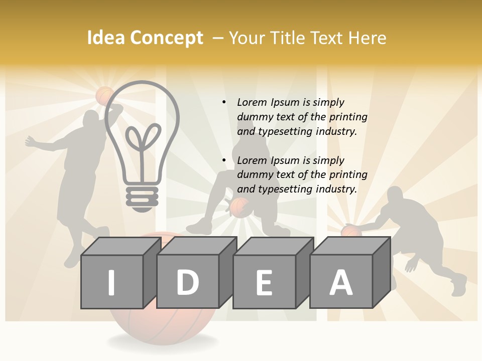 Game Hobby Figure PowerPoint Template