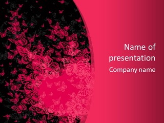 Grunge Decorative Romantic PowerPoint Template