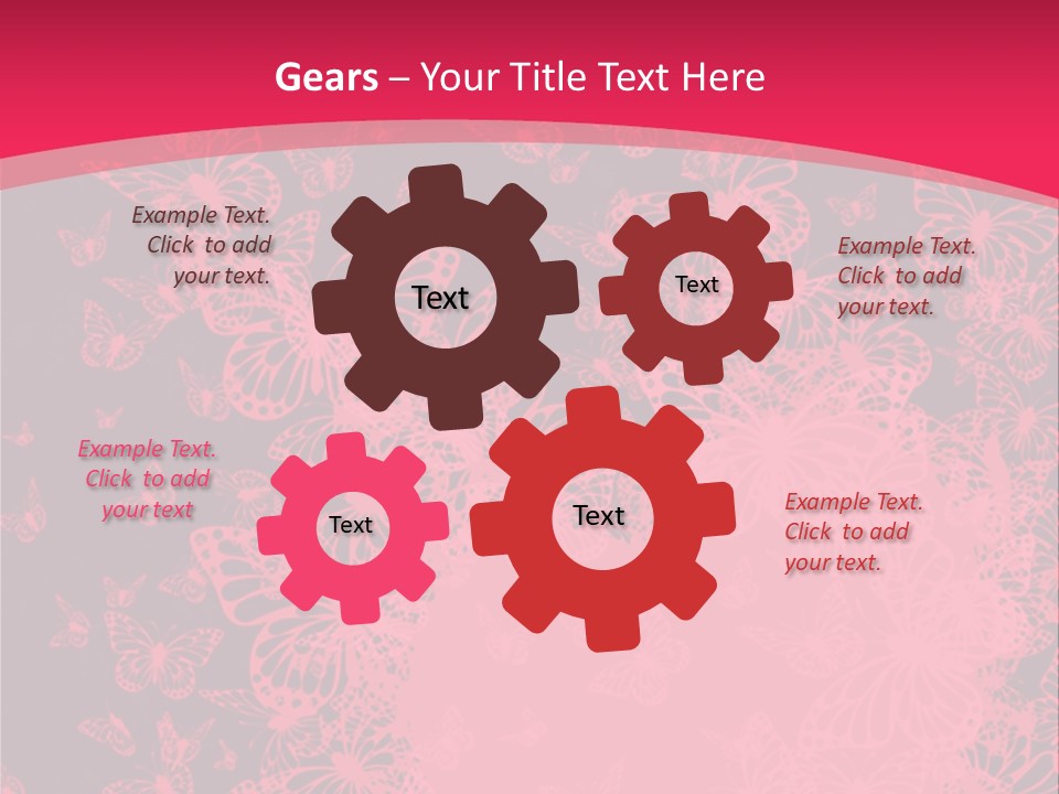 Grunge Decorative Romantic PowerPoint Template