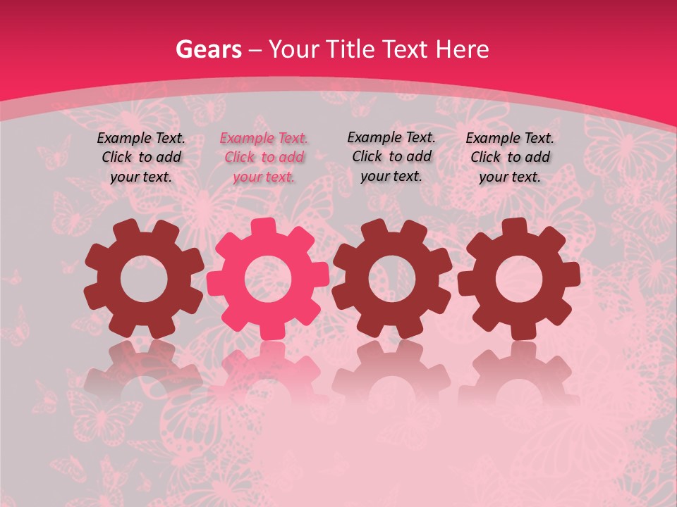 Grunge Decorative Romantic PowerPoint Template