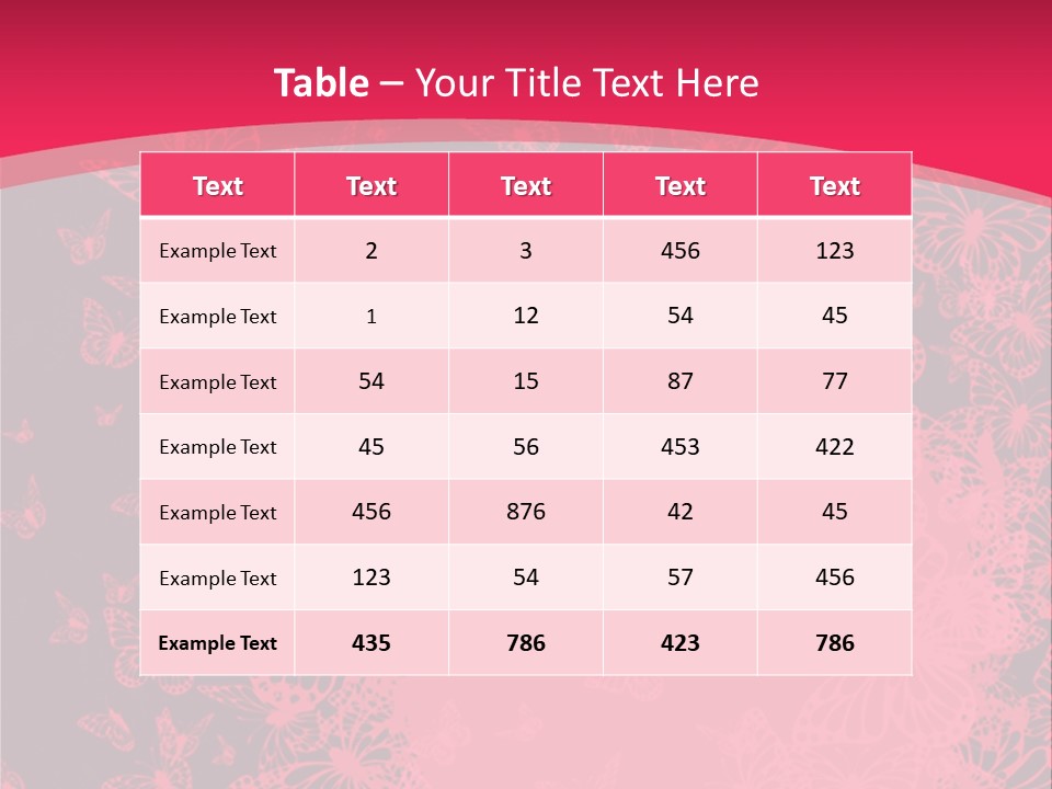 Grunge Decorative Romantic PowerPoint Template