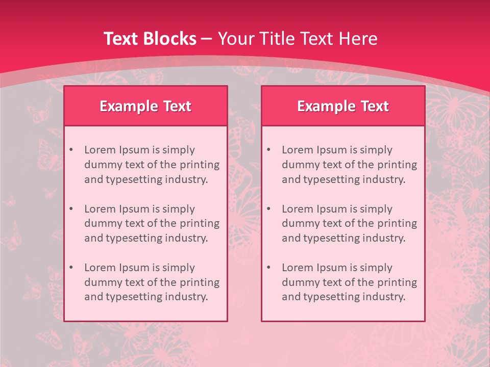 Grunge Decorative Romantic PowerPoint Template