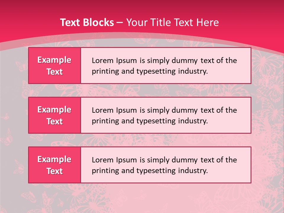 Grunge Decorative Romantic PowerPoint Template