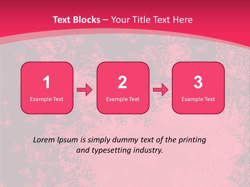 Grunge Decorative Romantic PowerPoint Template