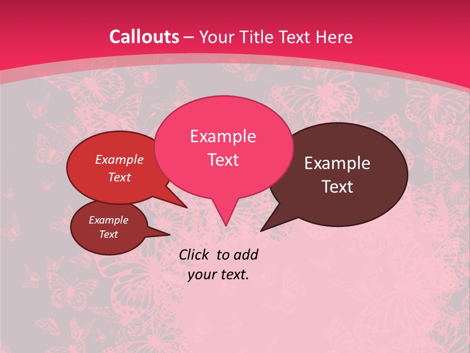 Grunge Decorative Romantic PowerPoint Template