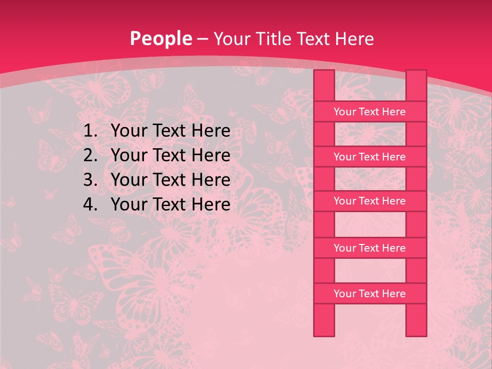 Grunge Decorative Romantic PowerPoint Template