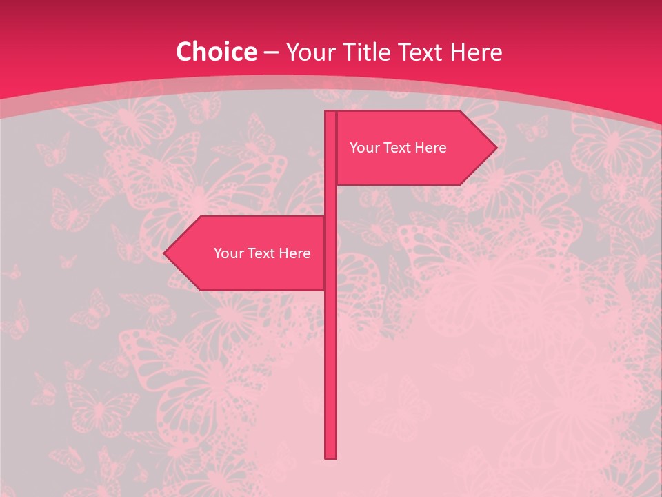 Grunge Decorative Romantic PowerPoint Template