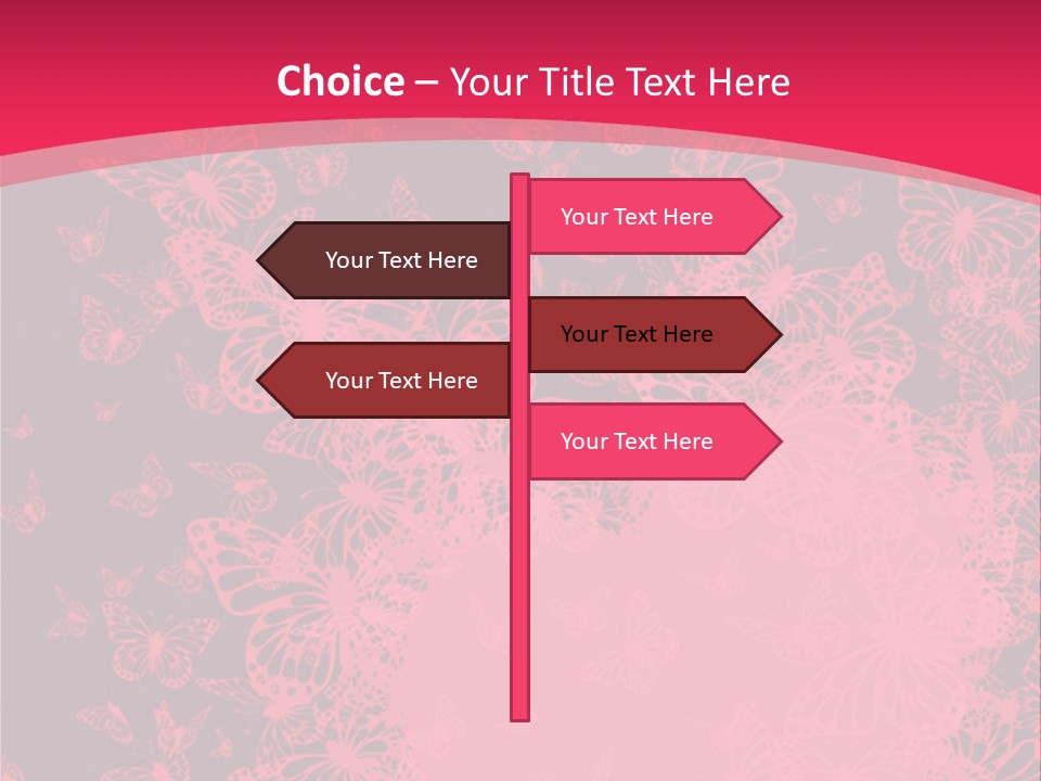 Grunge Decorative Romantic PowerPoint Template