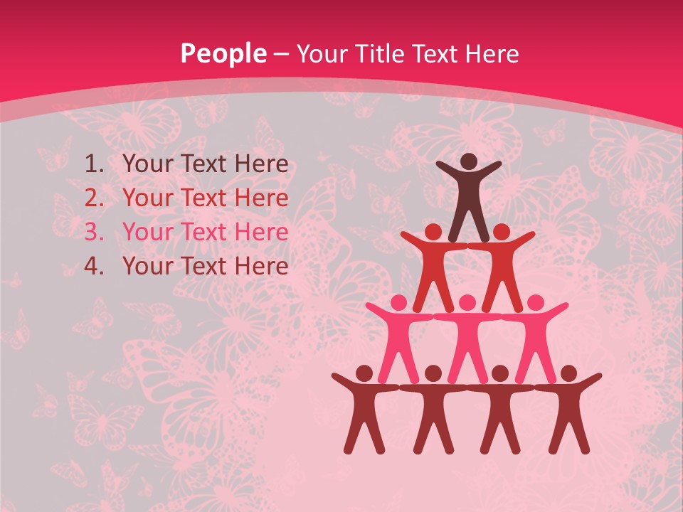 Grunge Decorative Romantic PowerPoint Template