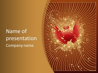 Gold Royal Antique PowerPoint Template