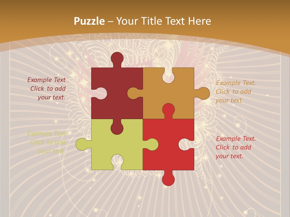 Gold Royal Antique PowerPoint Template