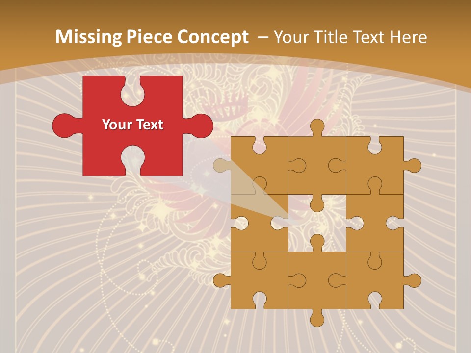 Gold Royal Antique PowerPoint Template