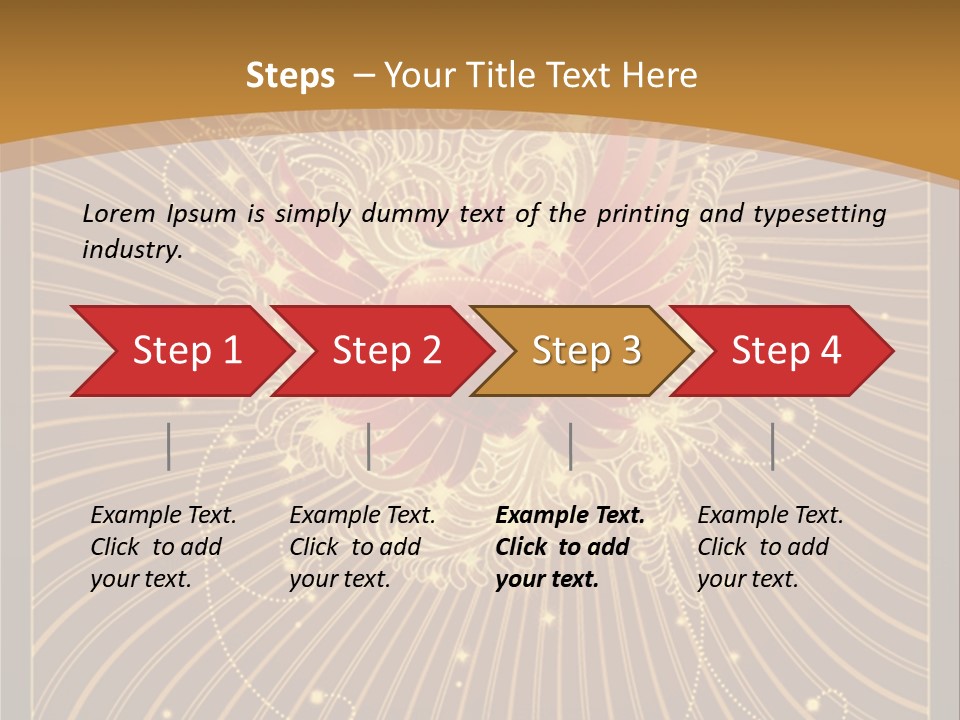 Gold Royal Antique PowerPoint Template
