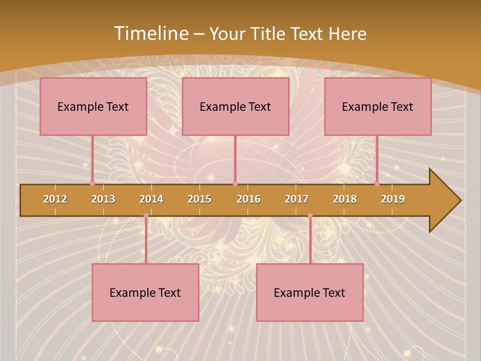 Gold Royal Antique PowerPoint Template