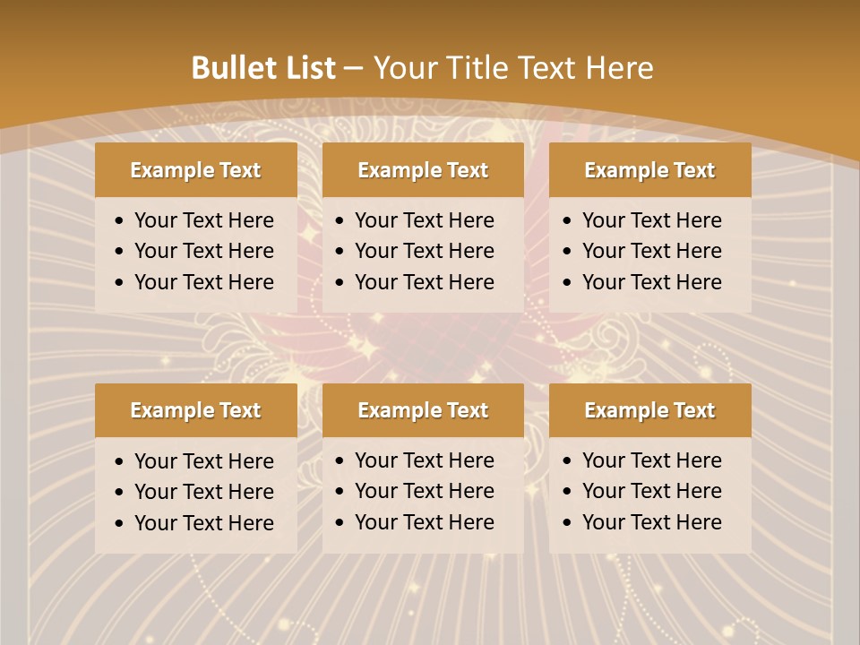 Gold Royal Antique PowerPoint Template