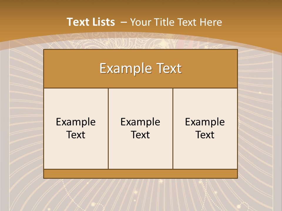 Gold Royal Antique PowerPoint Template