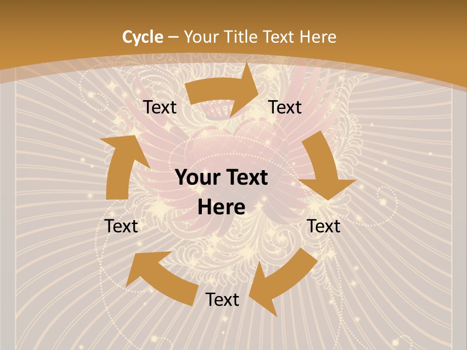 Gold Royal Antique PowerPoint Template