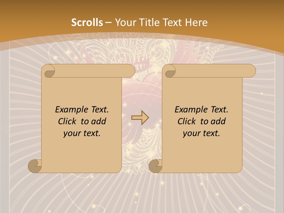 Gold Royal Antique PowerPoint Template