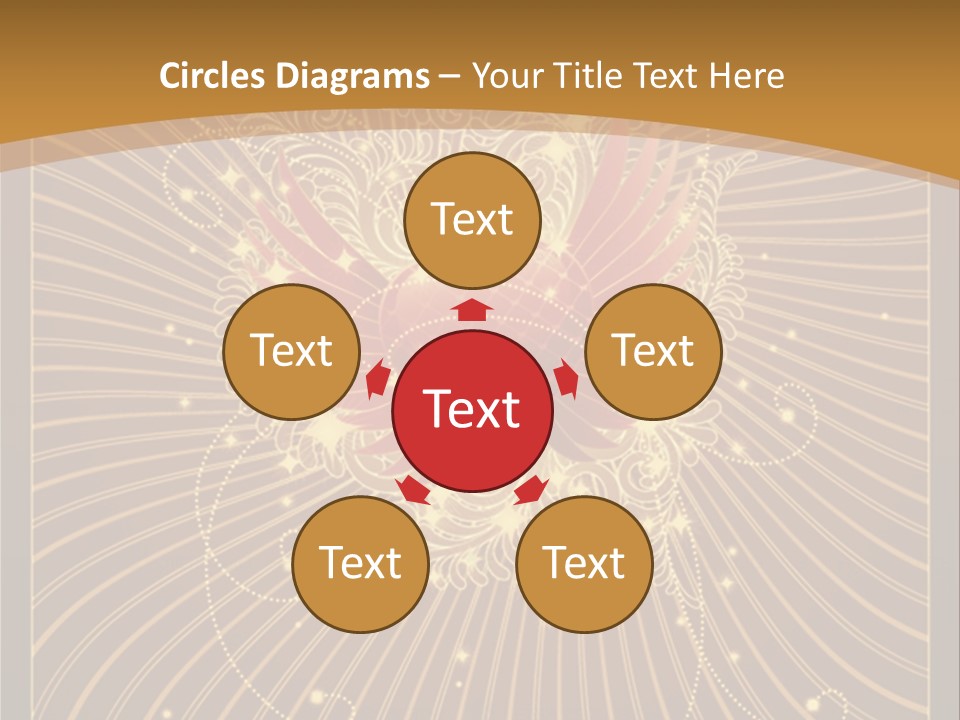 Gold Royal Antique PowerPoint Template