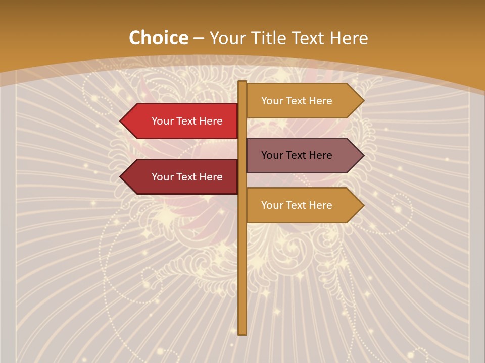 Gold Royal Antique PowerPoint Template