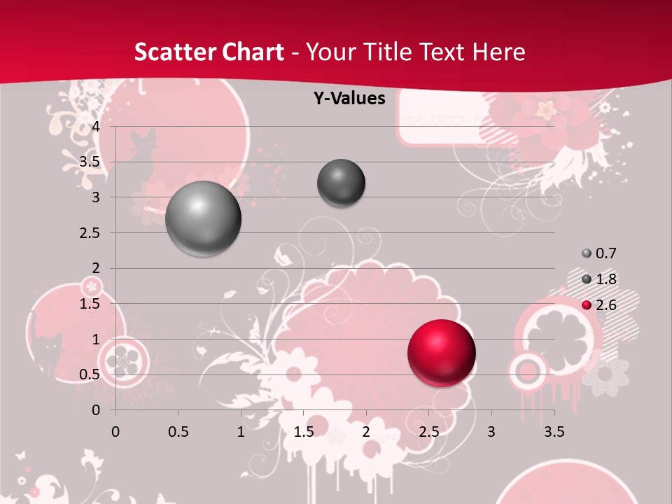 Curl Floral Wallpaper PowerPoint Template