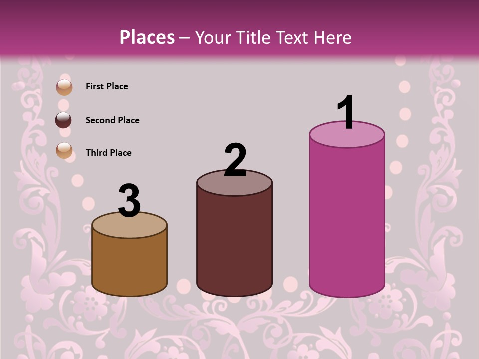 Nature Swirl Corner PowerPoint Template