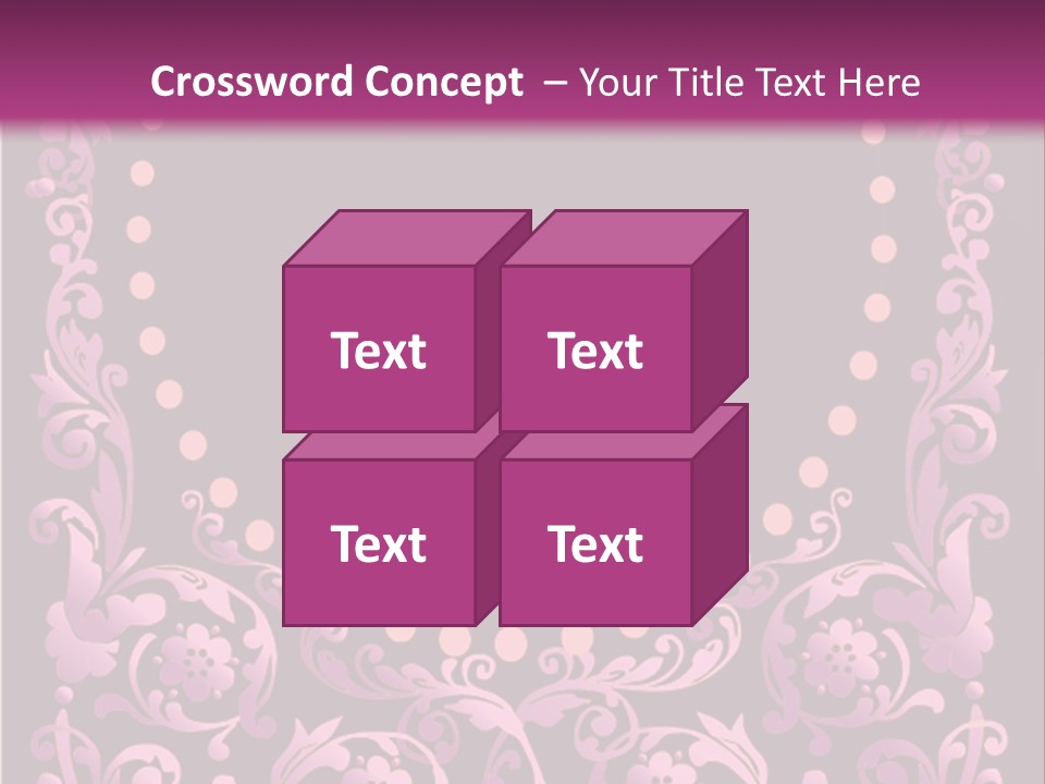 Nature Swirl Corner PowerPoint Template