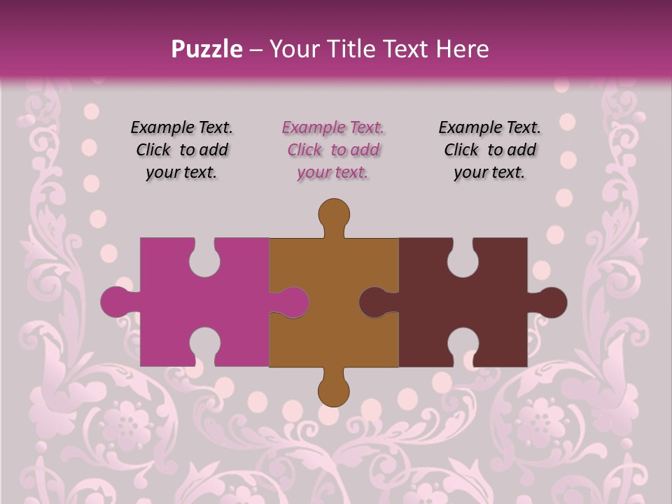 Nature Swirl Corner PowerPoint Template