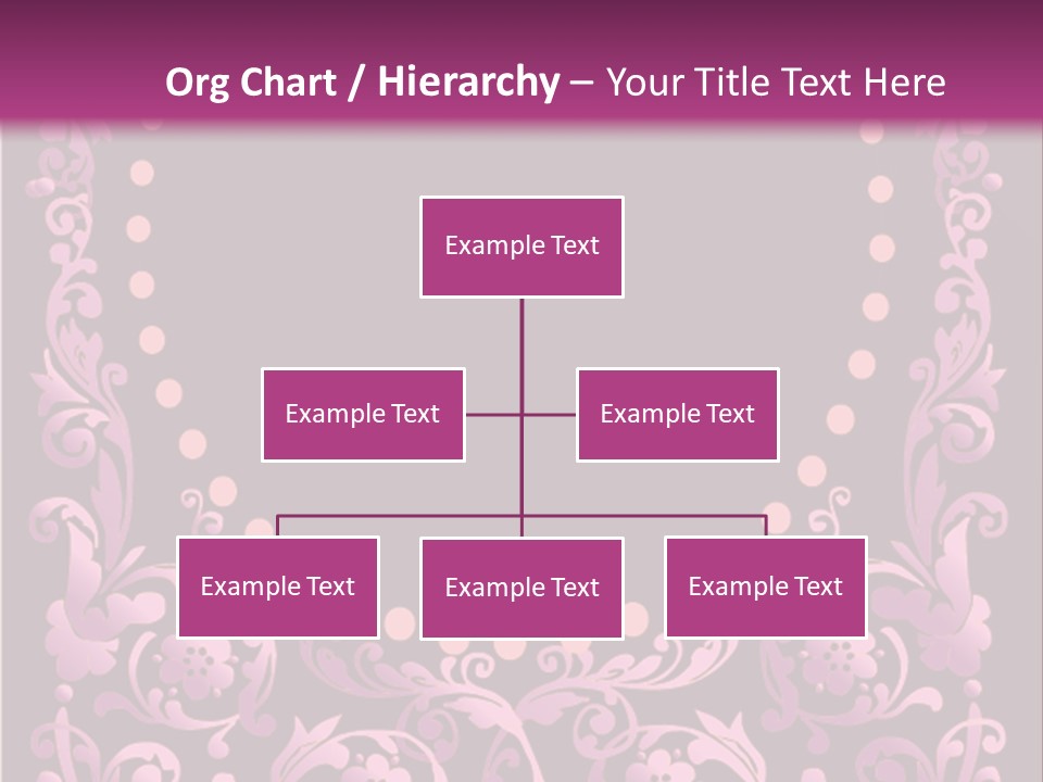 Nature Swirl Corner PowerPoint Template