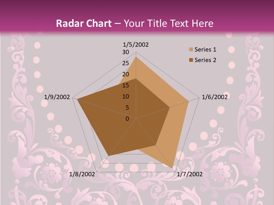 Nature Swirl Corner PowerPoint Template