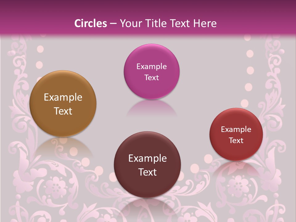 Nature Swirl Corner PowerPoint Template