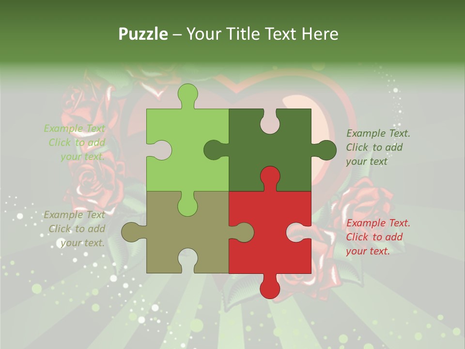 Leaf Vector Design PowerPoint Template