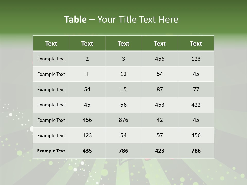 Leaf Vector Design PowerPoint Template