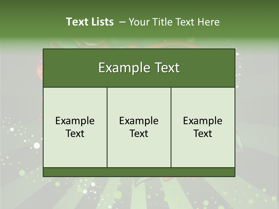 Leaf Vector Design PowerPoint Template