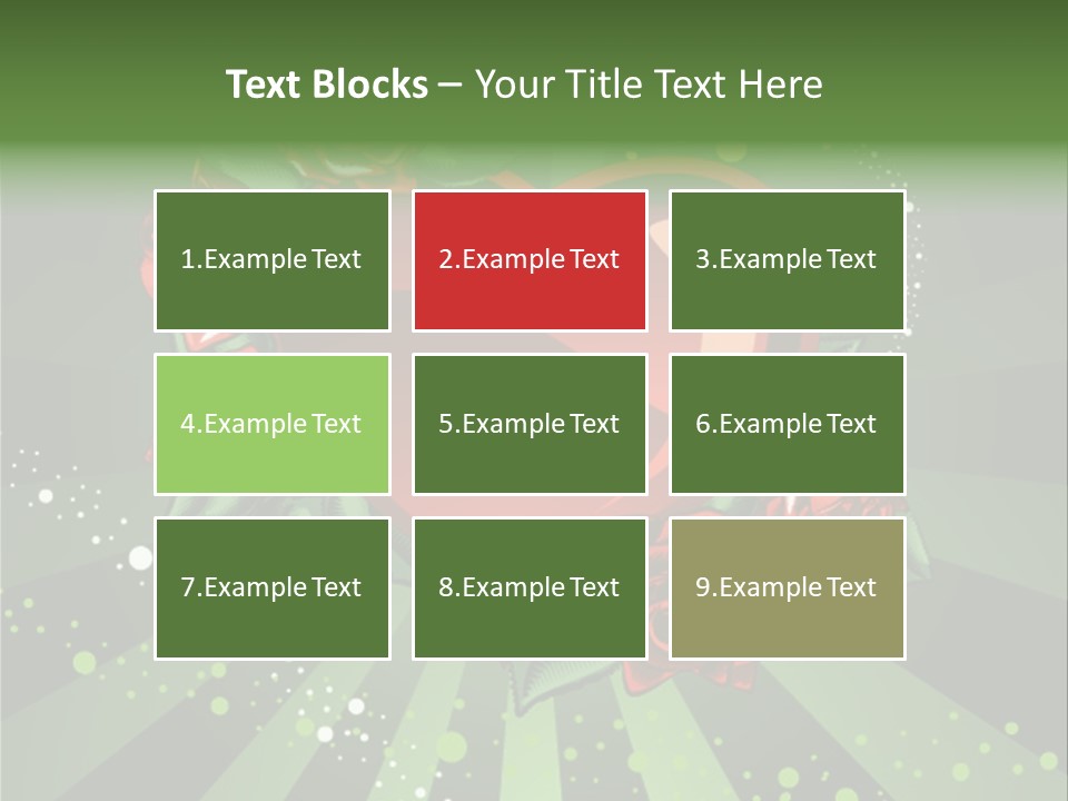 Leaf Vector Design PowerPoint Template