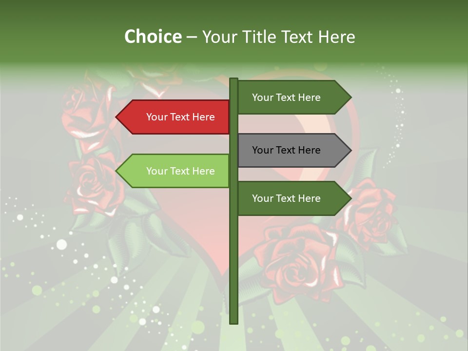 Leaf Vector Design PowerPoint Template